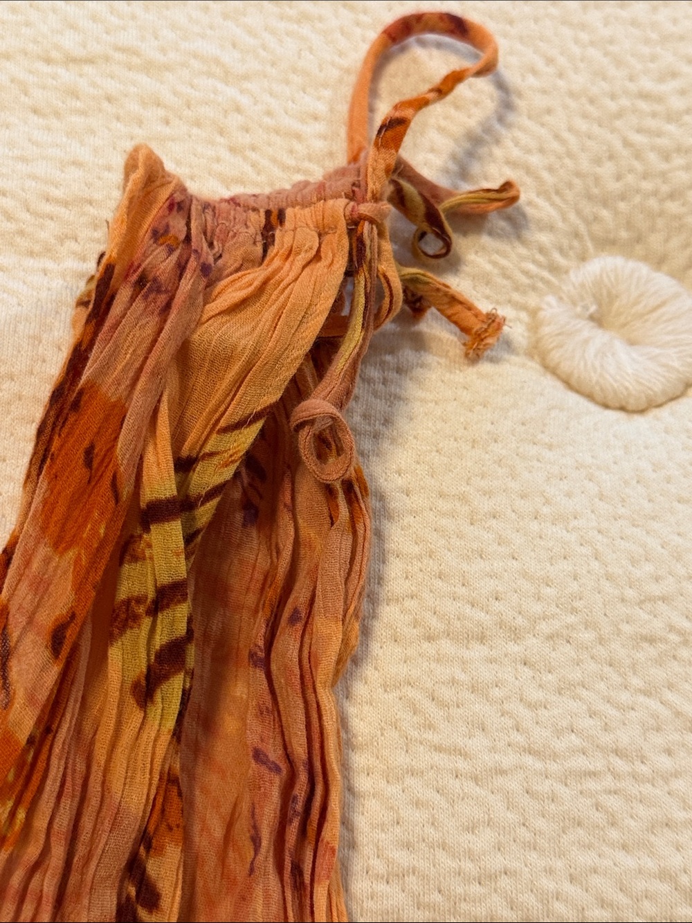 Free People Pumkpin Spice Summer Mini Dress L - Picture 10 of 14